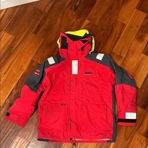Musto Red Black Offshore MPX GoreTex Performance Jacket Large